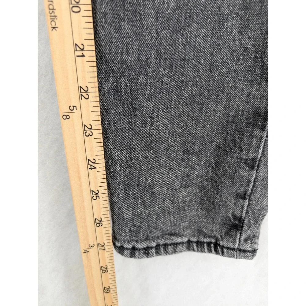 Old Navy Womens 0 Straight High Rise Secret Slim‎ Pockets Gray Denim Ankle Jeans